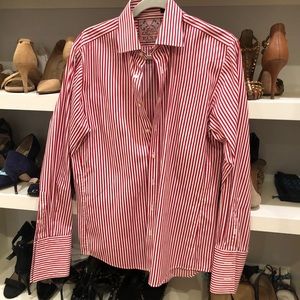 Men’s Red Shirt by Thomas Pink